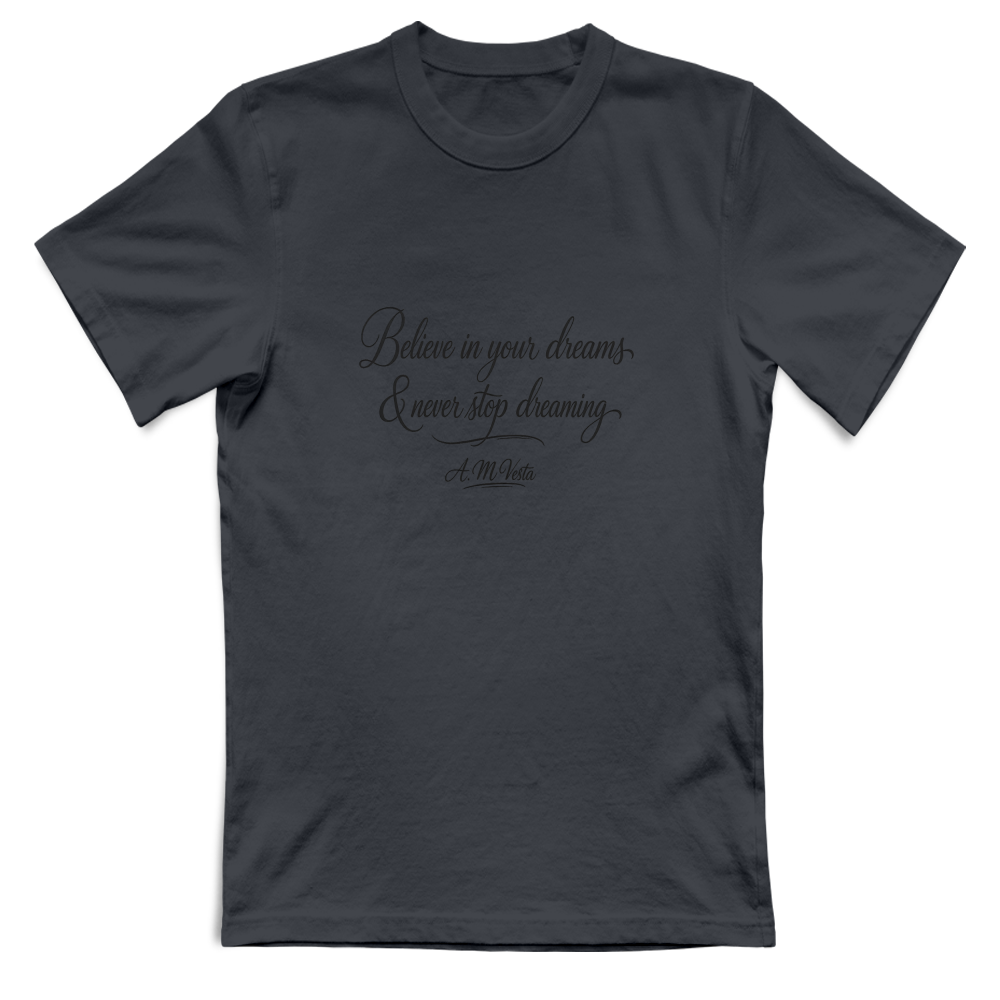 T-Shirt Unisex Streetwear con Scritta Motivazionale – A.M Vesta | Stampa DTF