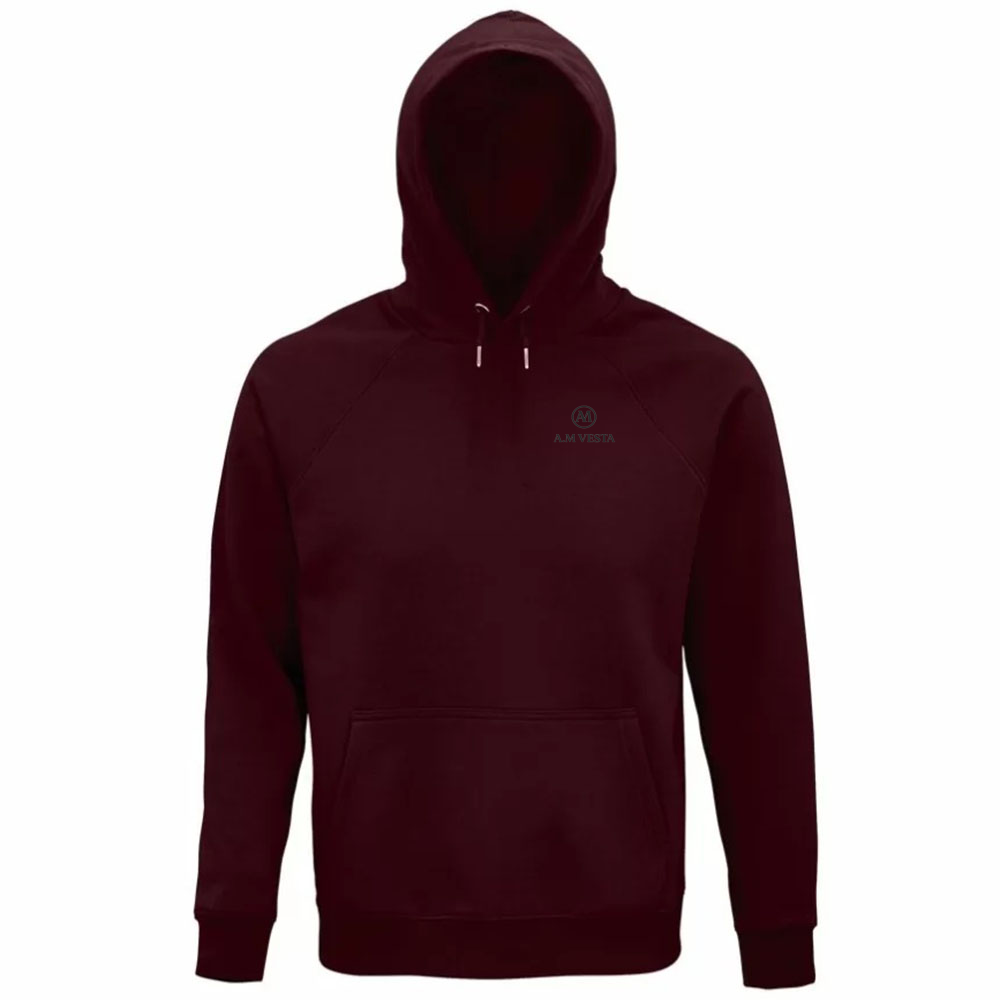 Felpa Organica Unisex con Cappuccio - Sostenibile A.M Vesta