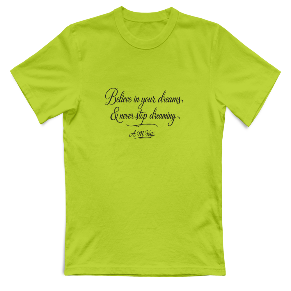 T-Shirt Unisex Streetwear con Scritta Motivazionale – A.M Vesta | Stampa DTF