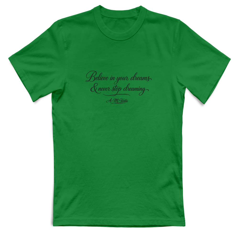 T-Shirt Unisex Streetwear con Scritta Motivazionale – A.M Vesta | Stampa DTF