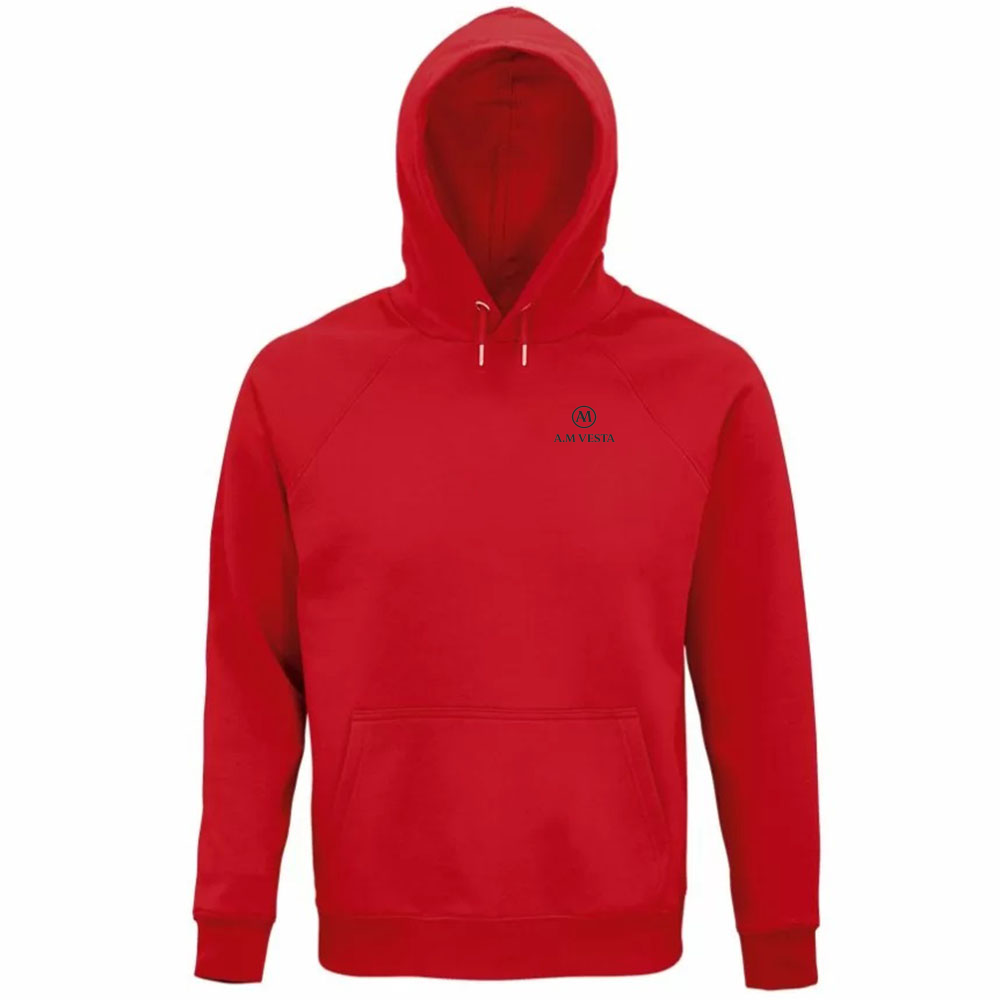 Felpa Organica Unisex con Cappuccio - Sostenibile A.M Vesta